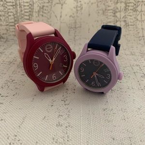 ESQ by Movado Pink Silicone Strap Swiss Watch